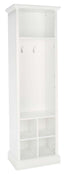 Safavieh Surrey 6 Shelf 2 Hook Bottom Storage Hall Tree , ETG2101 - White