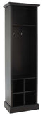 Safavieh Surrey 6 Shelf 2 Hook Bottom Storage Hall Tree , ETG2101 - Black
