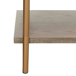 Safavieh Rigby 5 Tier Etagere , ETG6206 - Rustic Oak/Gold