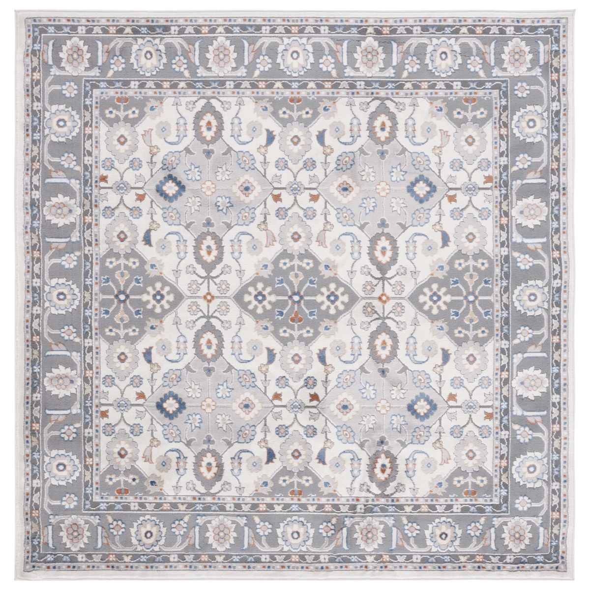 Safavieh Eternal 210 Rug, ETL210 - Grey / Blue Rust