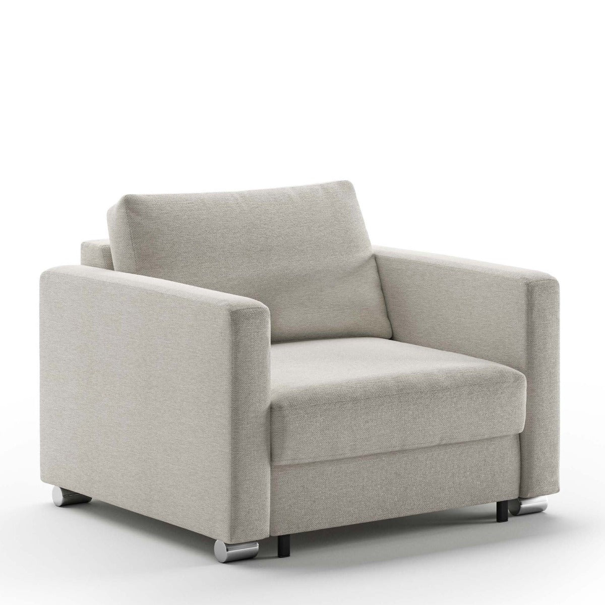 Luonto Furniture Fantasy Cot Chair Sleeper - Fun 496 - 217/6 Chrome