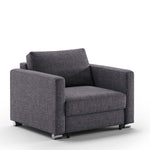 Luonto Furniture Fantasy Cot Chair Sleeper - Rene 04 - 217/6 Chrome