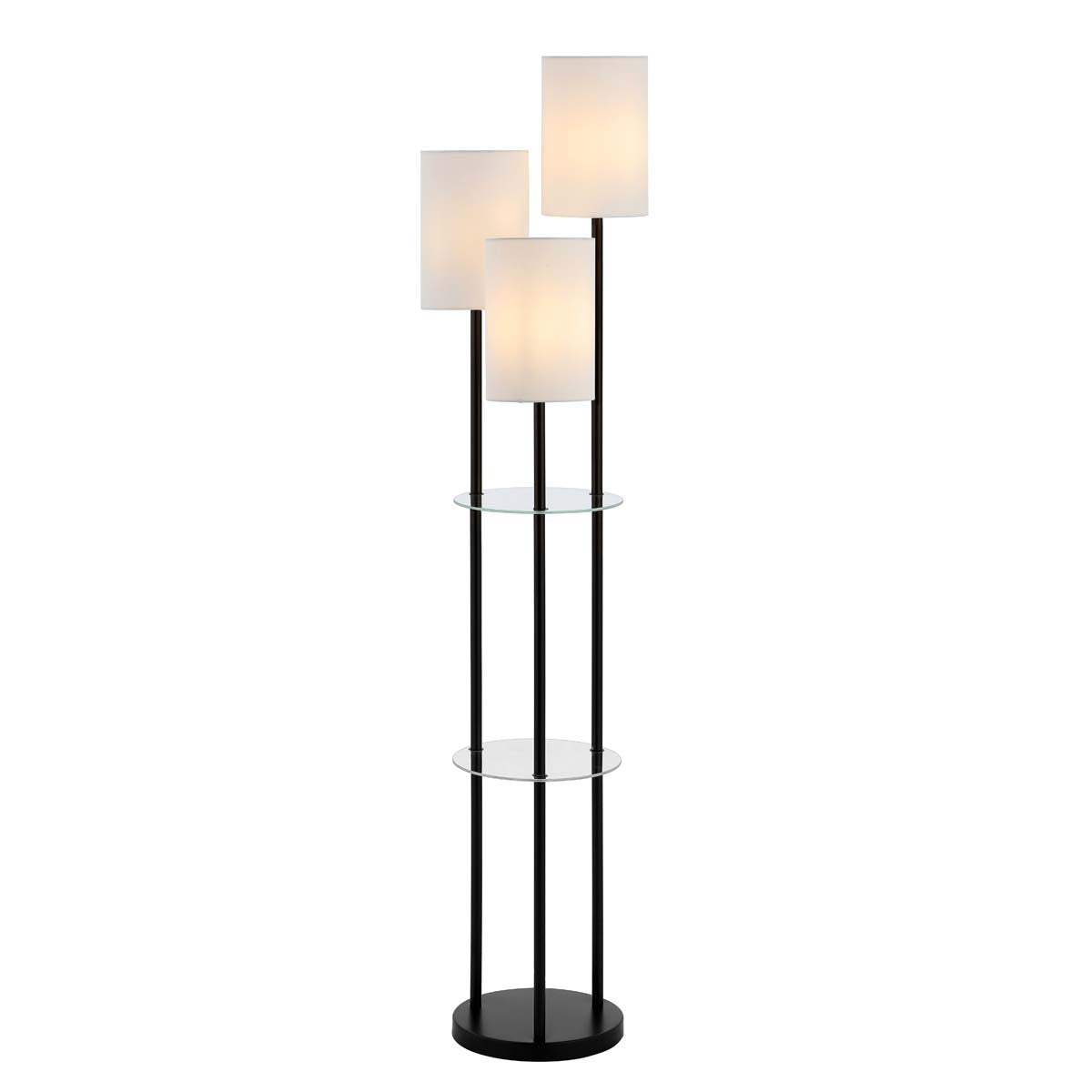 Safavieh Soren Glass And Iron Floor Lamp  , FLL4096