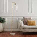 Safavieh Santina Floor Lamp , FLL7007 - Gold/White Marble