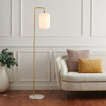 Safavieh Santina Floor Lamp , FLL7007 - Gold/White Marble