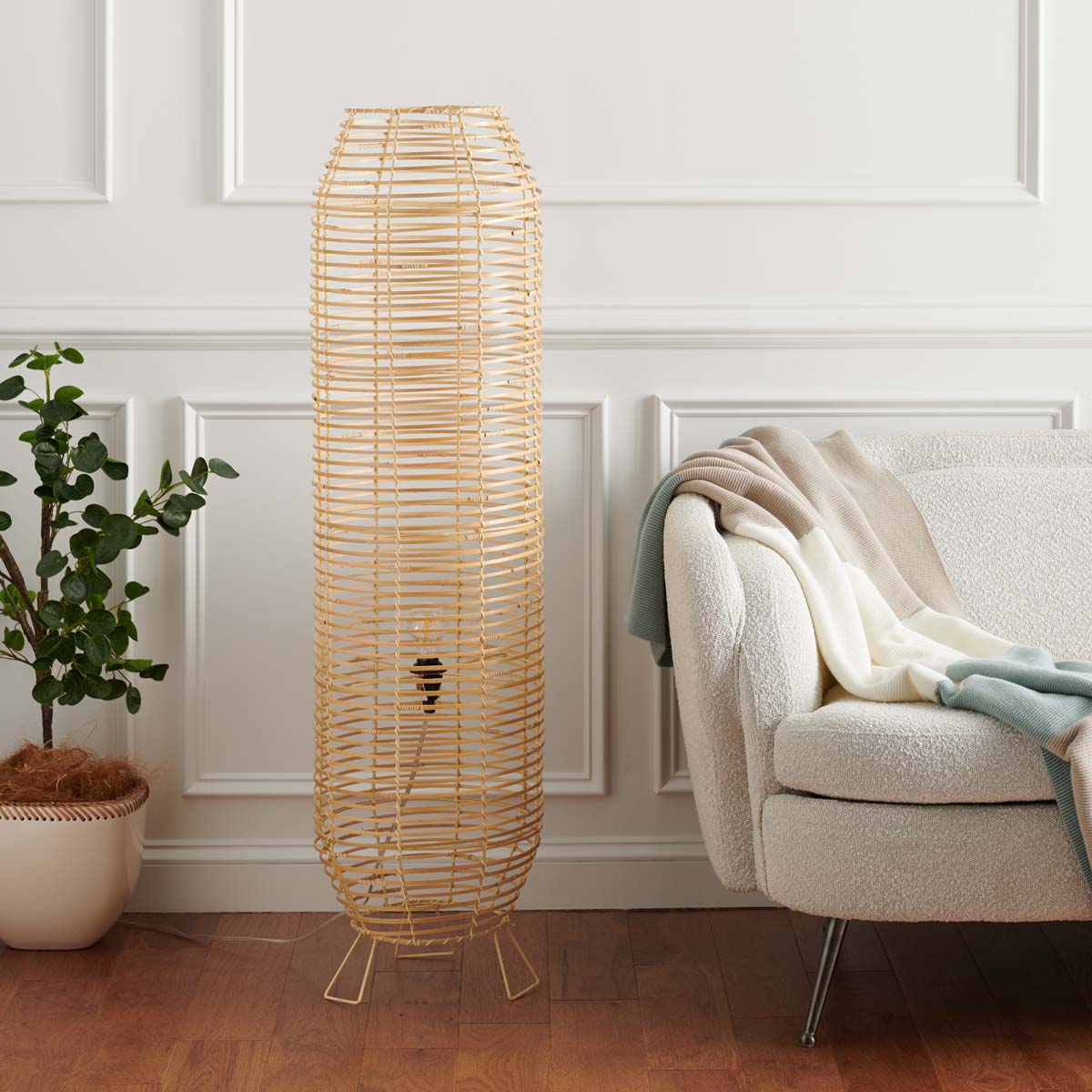 Safavieh Wilde Floor Lamp , FLL9000 - Natural