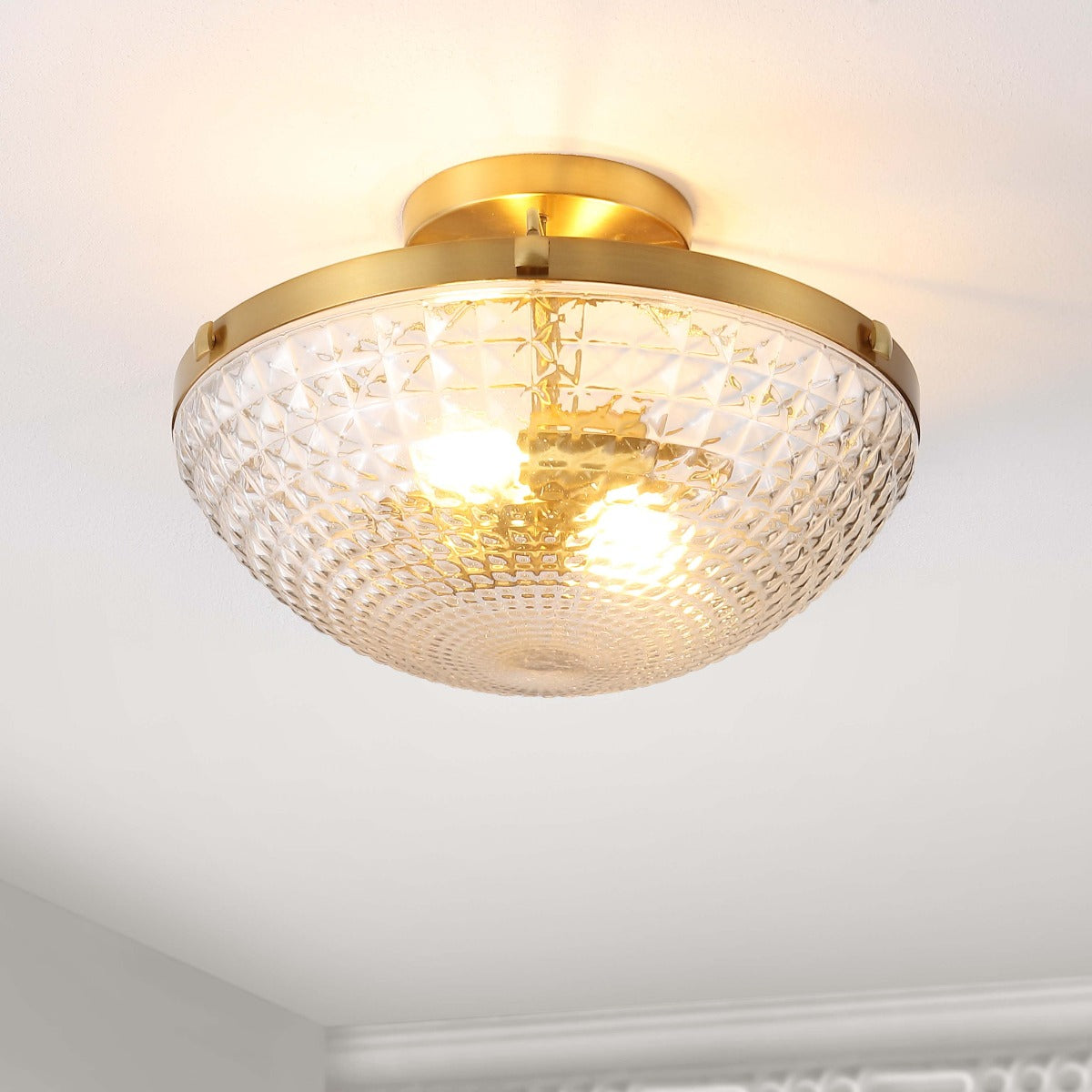 Safavieh Nienna Flush Mount , FLU4059 - Gold Base