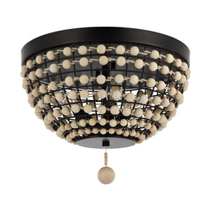 Safavieh Bolson Chandelier, Natural Wood/Oil, FLU4099