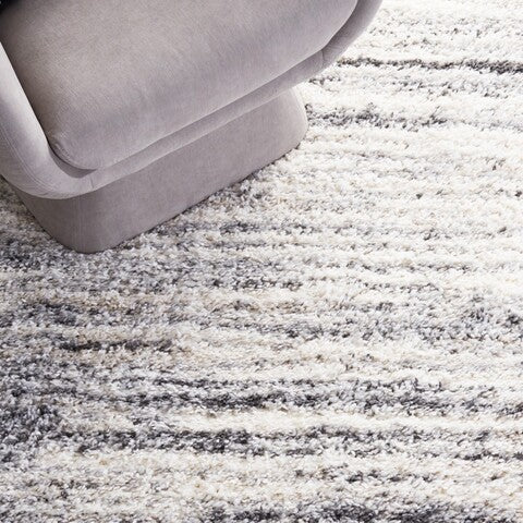Safavieh Fontana Shag 850 Rug, FNT850 - Ivory / Grey