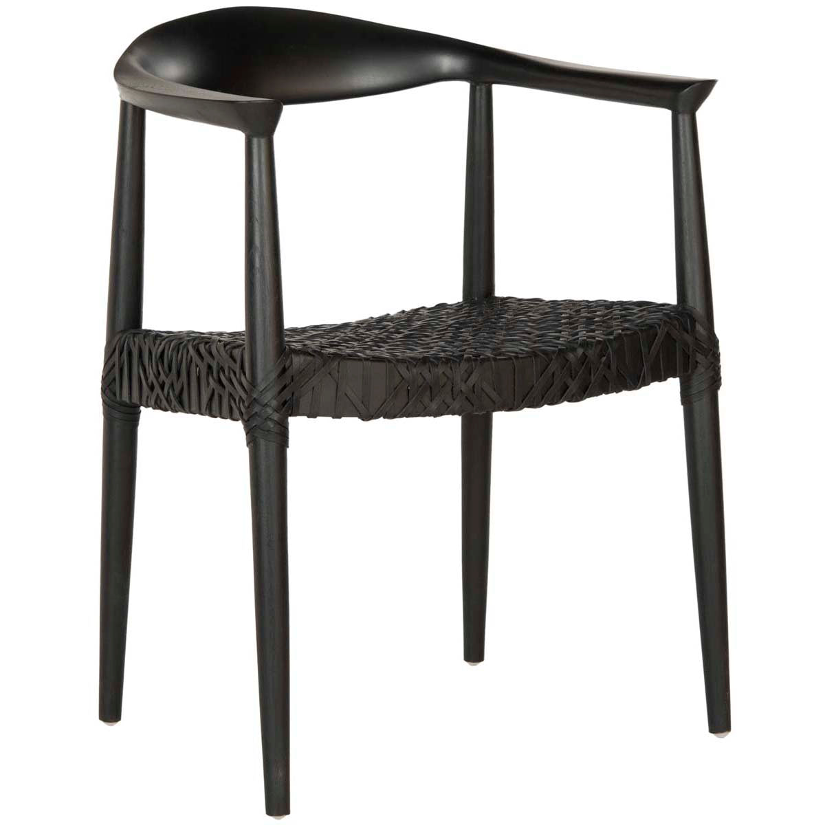 Safavieh Bandelier Arm Chair , FOX1003 - Black/Black
