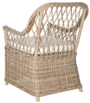 Safavieh Maluku Rattan Arm Chair , FOX1604 - Natural