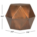 Safavieh Astrid Faceted Side Table , FOX3224