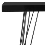 Safavieh Wolcott Retro Mid Century Lacquer Console , FOX4208 - Black/Black