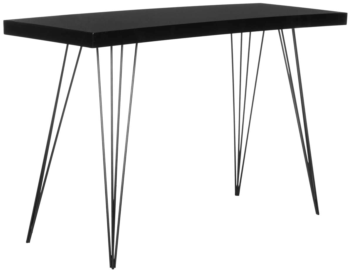 Safavieh Wolcott Retro Mid Century Lacquer Console , FOX4208 - Black/Black
