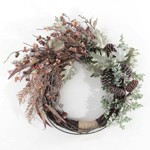 Safavieh Faux 24 Inch Berry & Eucalyptus Semi, FXP1044