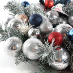 Safavieh Faux 20 Inch Pine Led Wreath w/ Ornaments , FXP1086