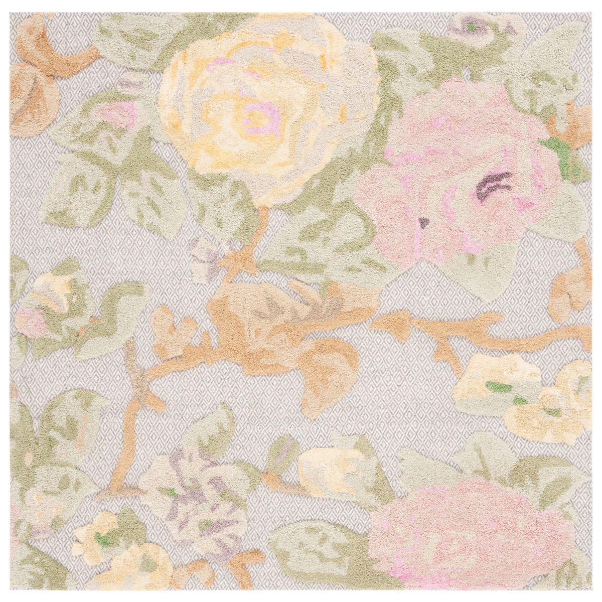 Safavieh Glamour 602 Rug, GLM602 - Pink / Grey
