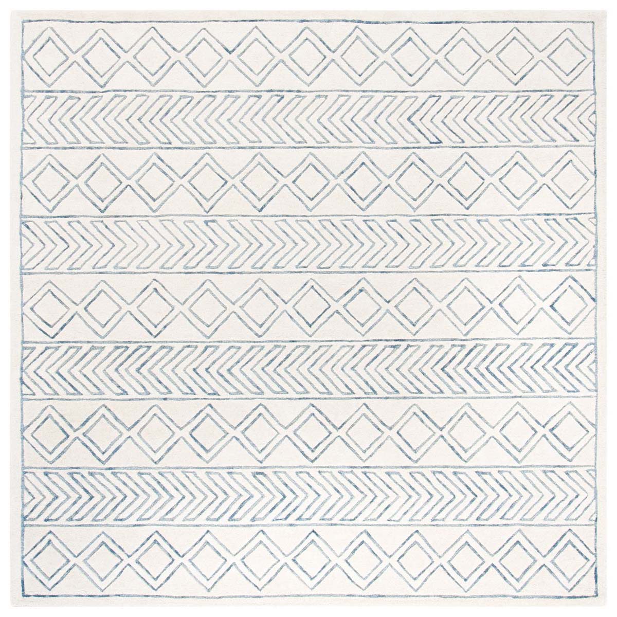 Safavieh Glamour 633 Rug, GLM633 - Ivory / Blue