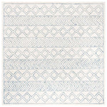 Safavieh Glamour 633 Rug, GLM633 - Ivory / Blue
