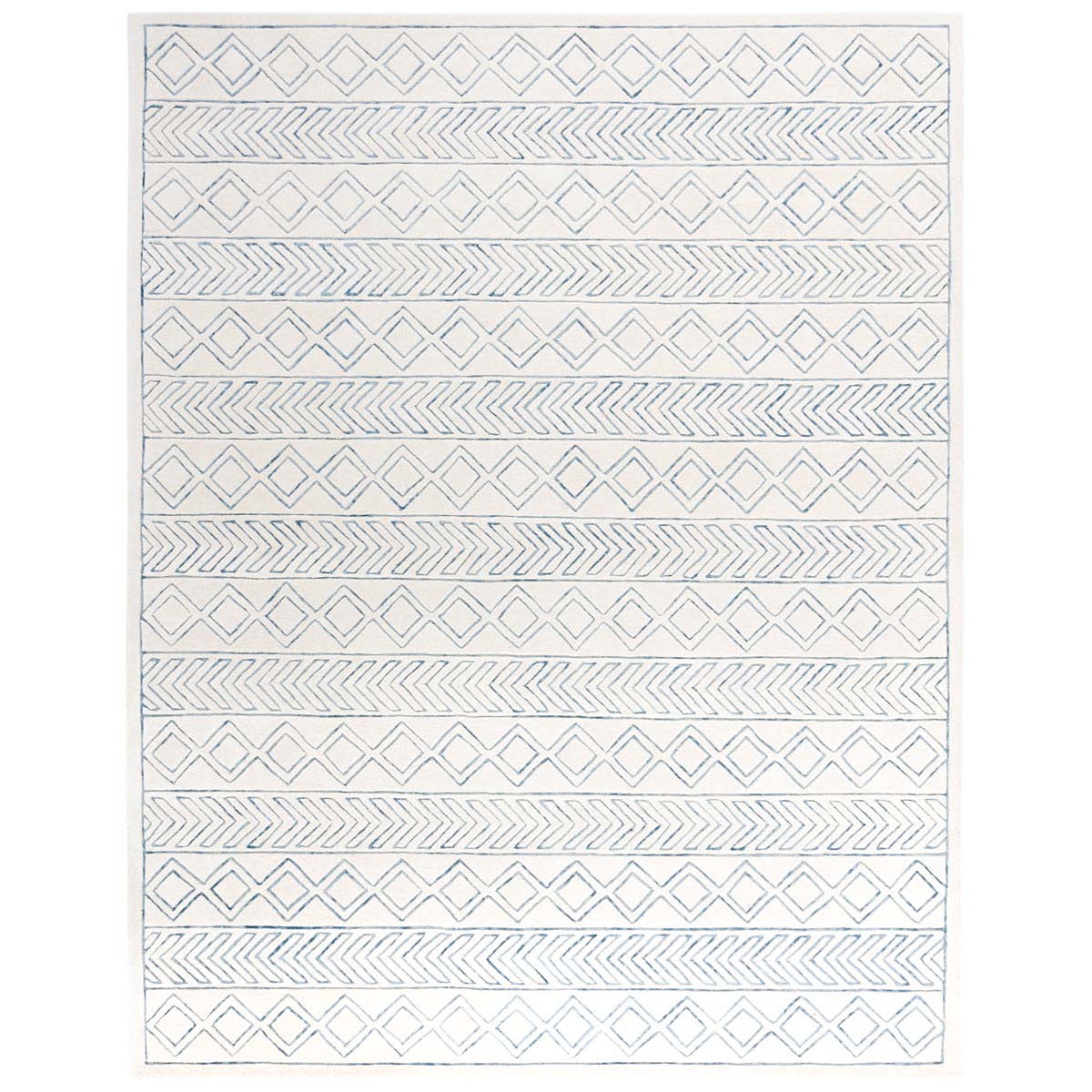 Safavieh Glamour 633 Rug, GLM633 - Ivory / Blue