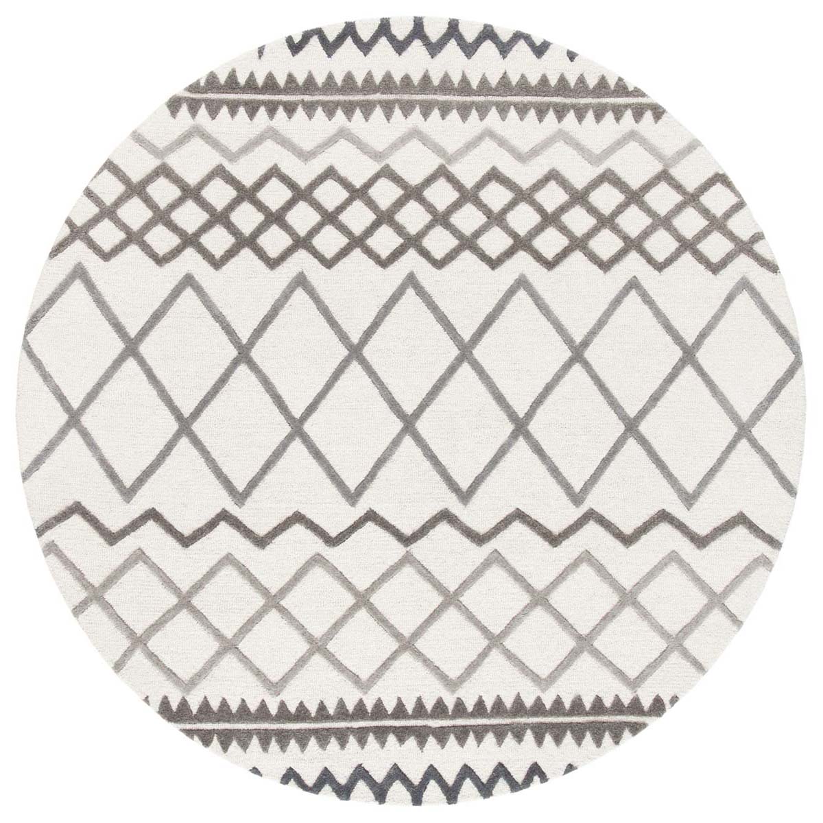 Safavieh Glamour 634 Rug, GLM634 - Ivory / Grey