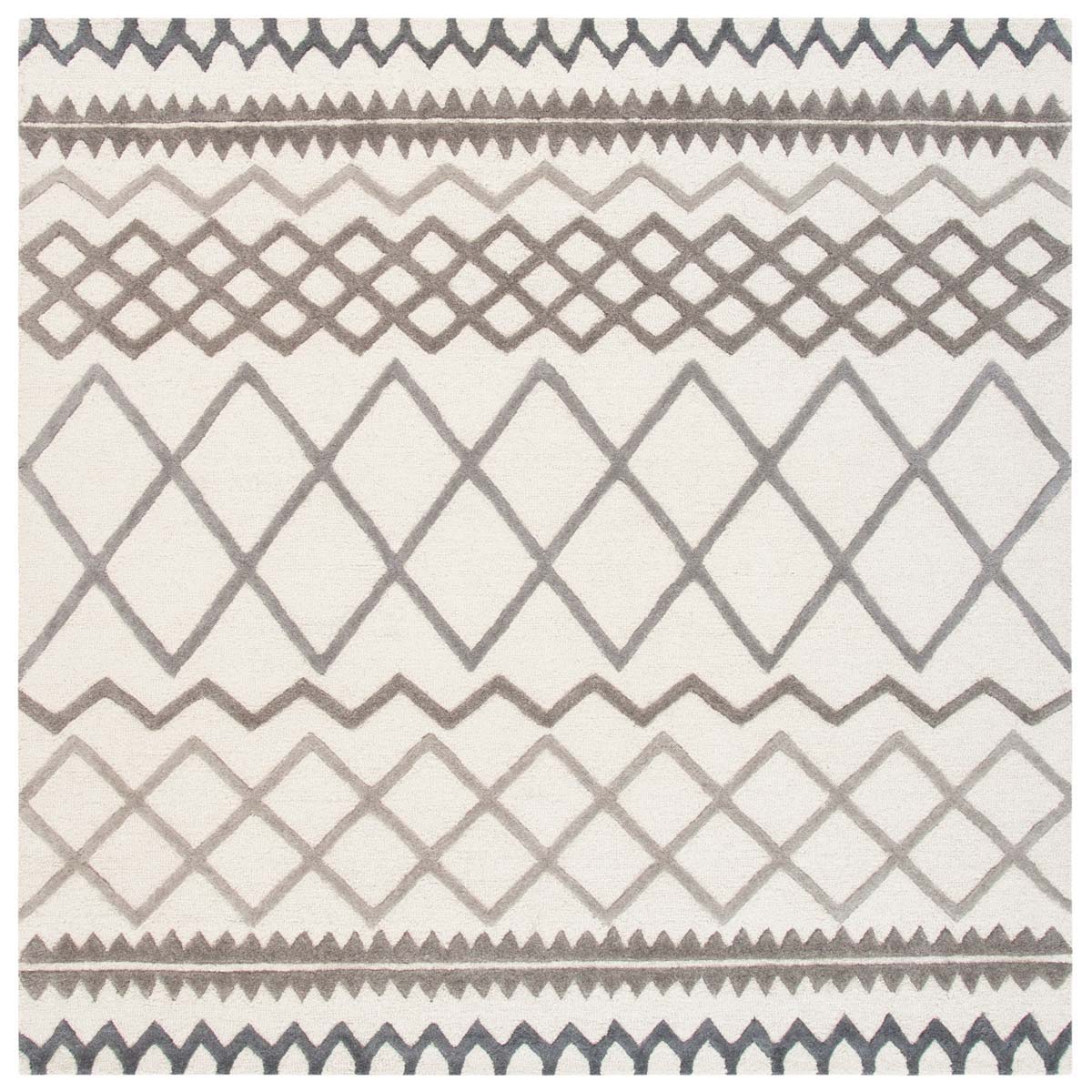 Safavieh Glamour 634 Rug, GLM634 - Ivory / Grey