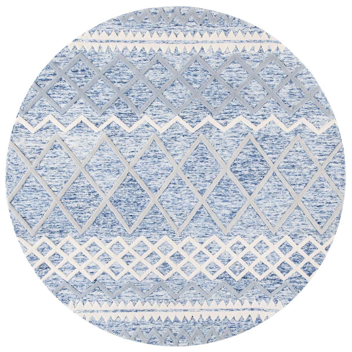 Safavieh Glamour 634 Rug, GLM634 - Blue / Ivory
