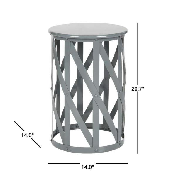 Safavieh Bertram Stool , FOX3200 - Grey