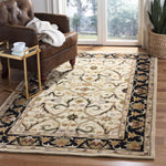 Safavieh Heritage 44 Rug, HG644 - Ivory / Black