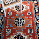 Safavieh Heritage 44Q Rug, HG744Q - Red / Black