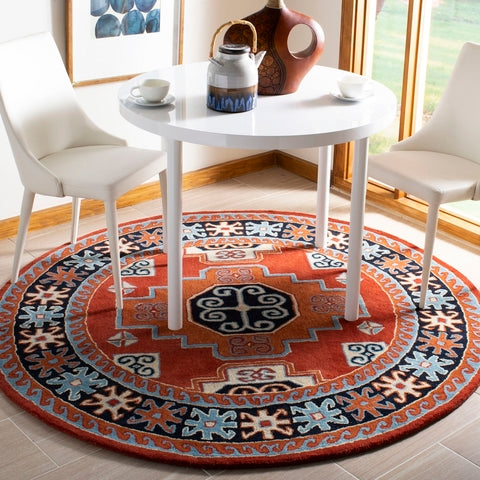 Safavieh Heritage 44Q Rug, HG744Q - Red / Black
