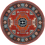 Safavieh Heritage 44Q Rug, HG744Q - Red / Black