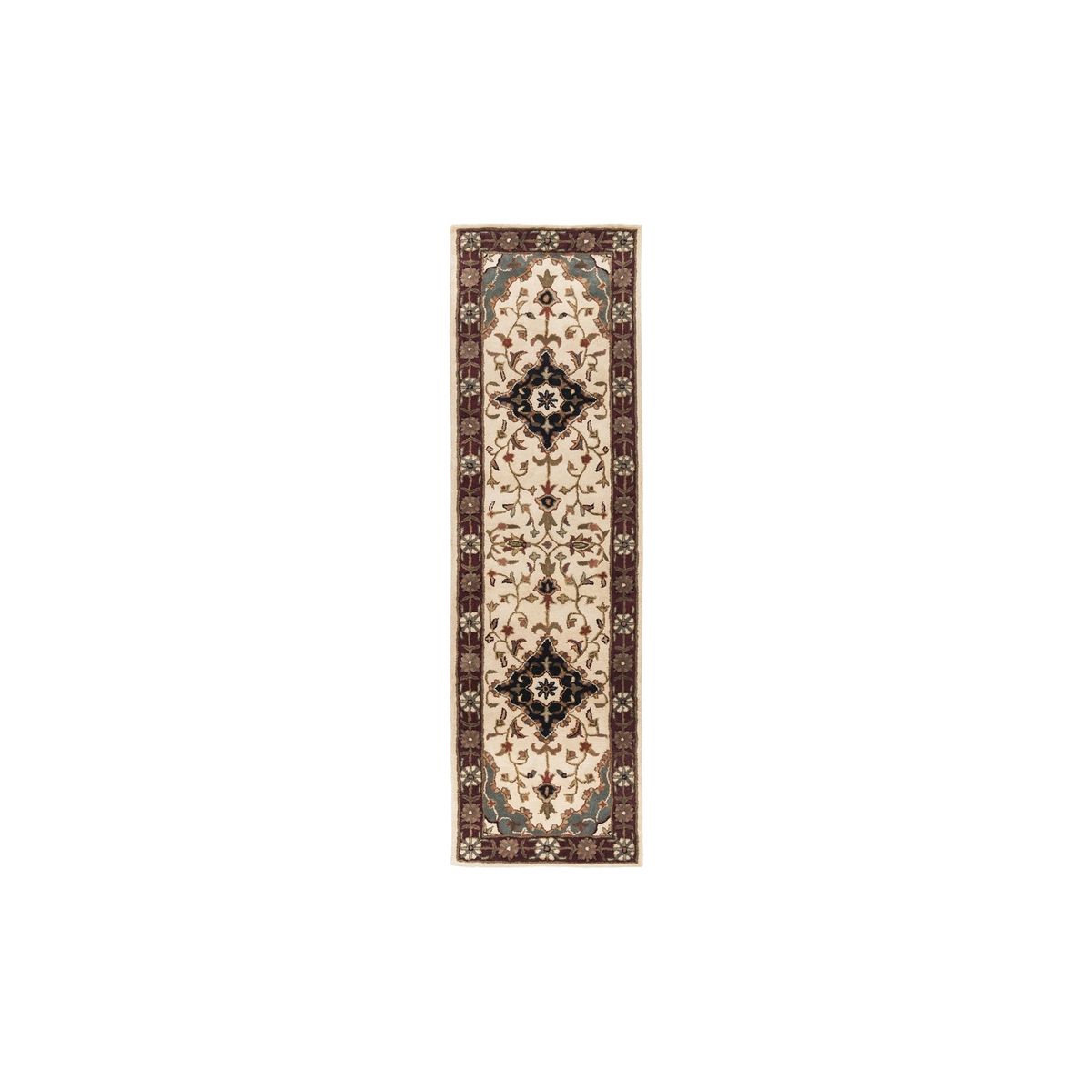 Safavieh Heritage 60A Rug, HG760A - Ivory / Red