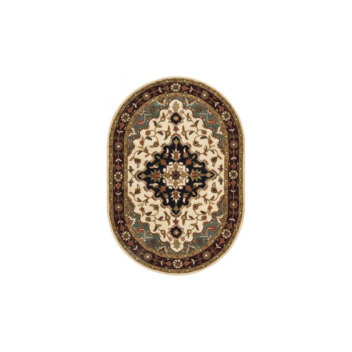 Safavieh Heritage 60A Rug, HG760A - Ivory / Red