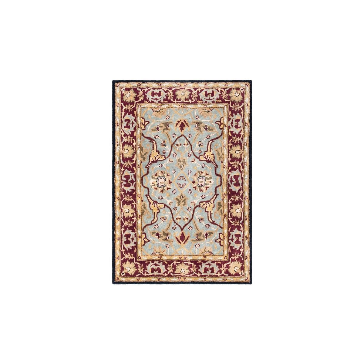 Safavieh Heritage 94A Rug, HG794A - Light Blue / Red