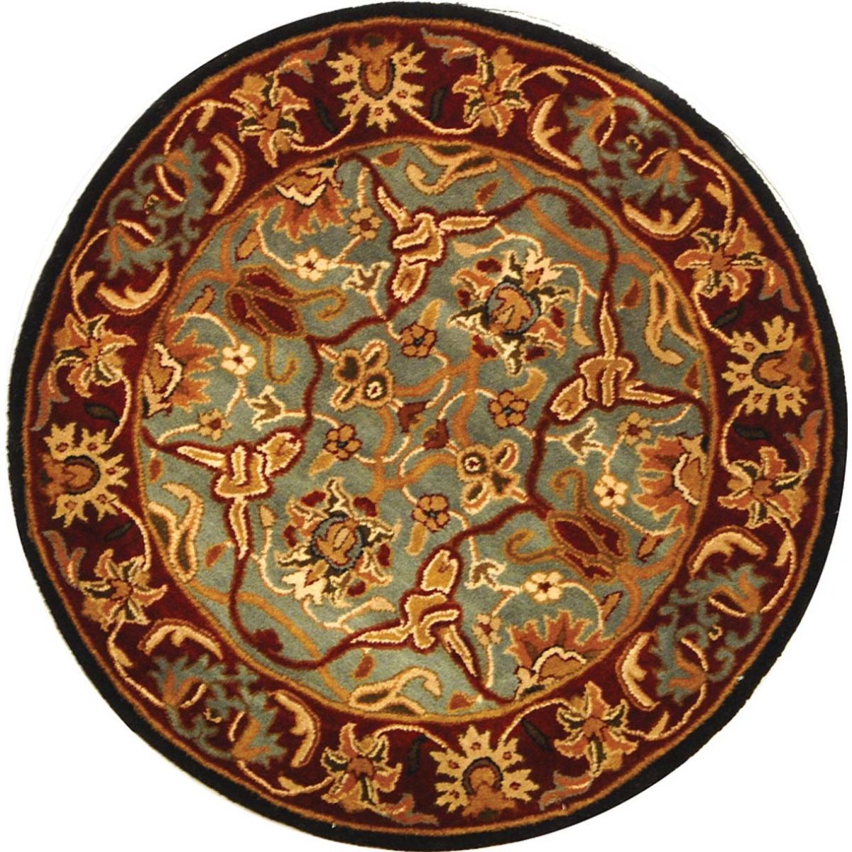 Safavieh Heritage 94A Rug, HG794A - Light Blue / Red