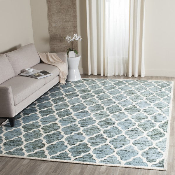 Safavieh Himalaya 121 Rug, HIM121 - Turquoise / Ivory
