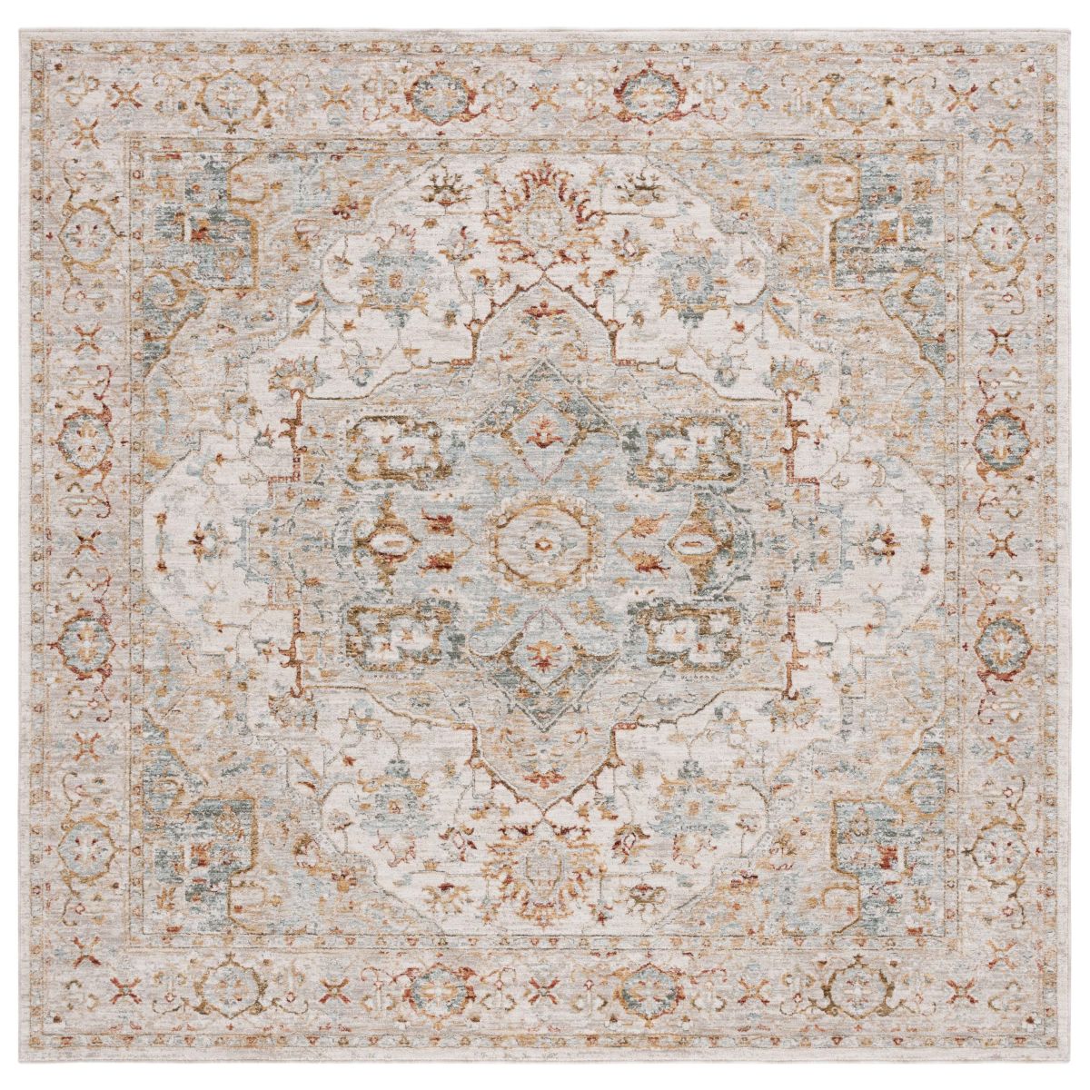 Safavieh Hamilton 110 Rug, HLT110 - Ivory / Blue
