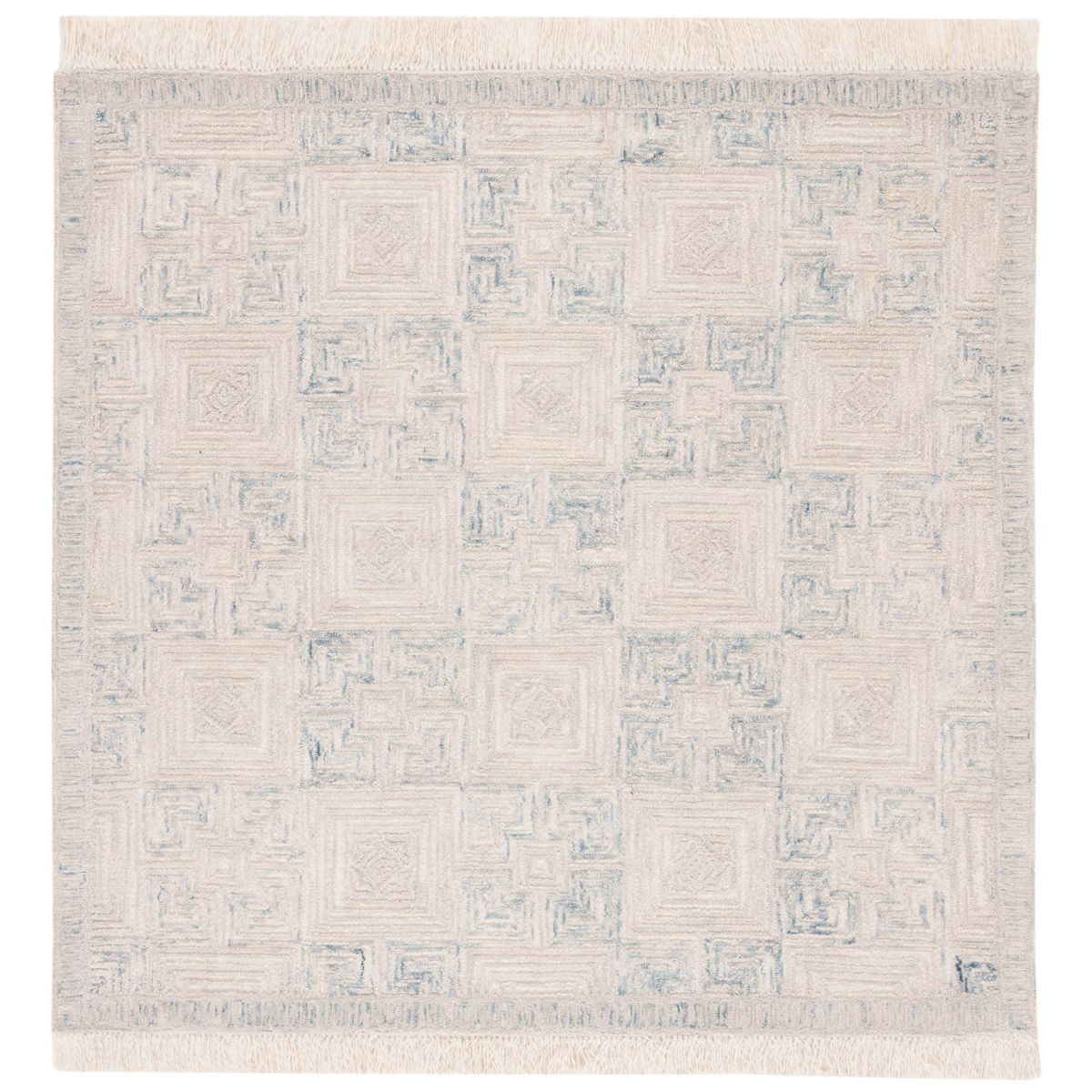Safavieh Ikat 802 Rug, IKT802 - Ivory / Grey