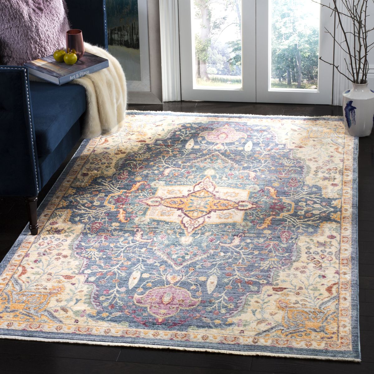 Safavieh Illusion 707 Rug, ILL707 - Blue / Purple
