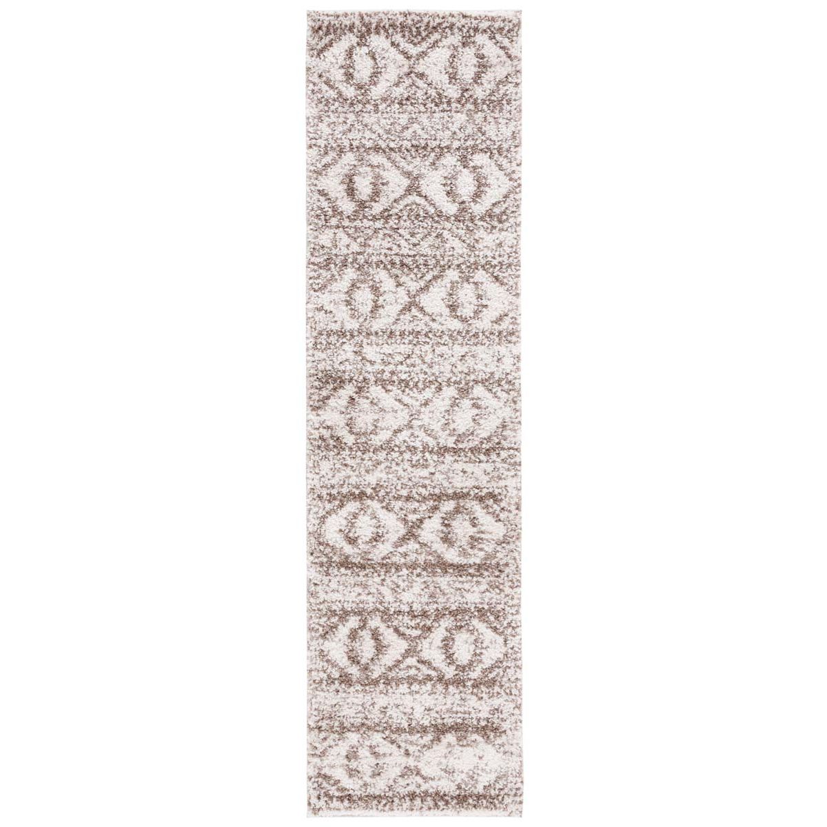 Safavieh Jericho Shag 106 Rug, JER106 - Taupe / Ivory