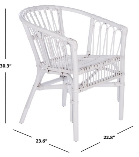 Safavieh Adriana Rattan Accent Chair, ACH6505
