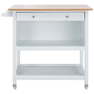 Safavieh Daley 2 Drawer 2 Shelf Kitchen Cart , KCH1402