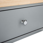 Safavieh Locklyn 1 Door 2 Drawer 2 Shelf Kitchen Cart , KCH8703 - Grey / Natural