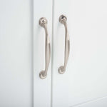 Safavieh Kesler 2 Door 1 Shelf Kitchen Cart , KCH8705 - White / Natural