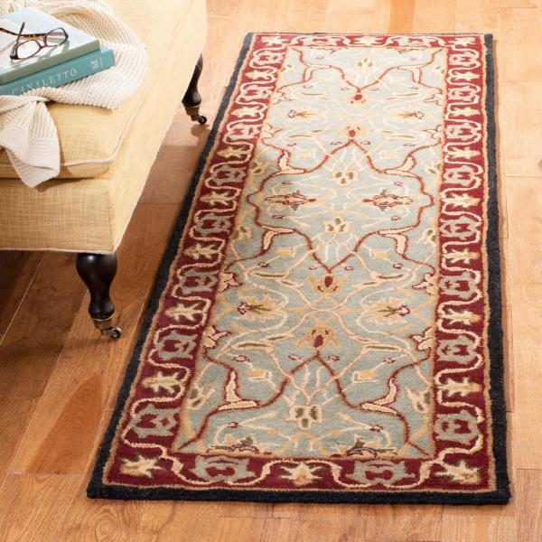 Safavieh Heritage 94A Rug, HG794A - Light Blue / Red