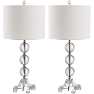 Safavieh Fiona 23.5 Inch H Crystal Table Lamp (Set of 2), LIT4100