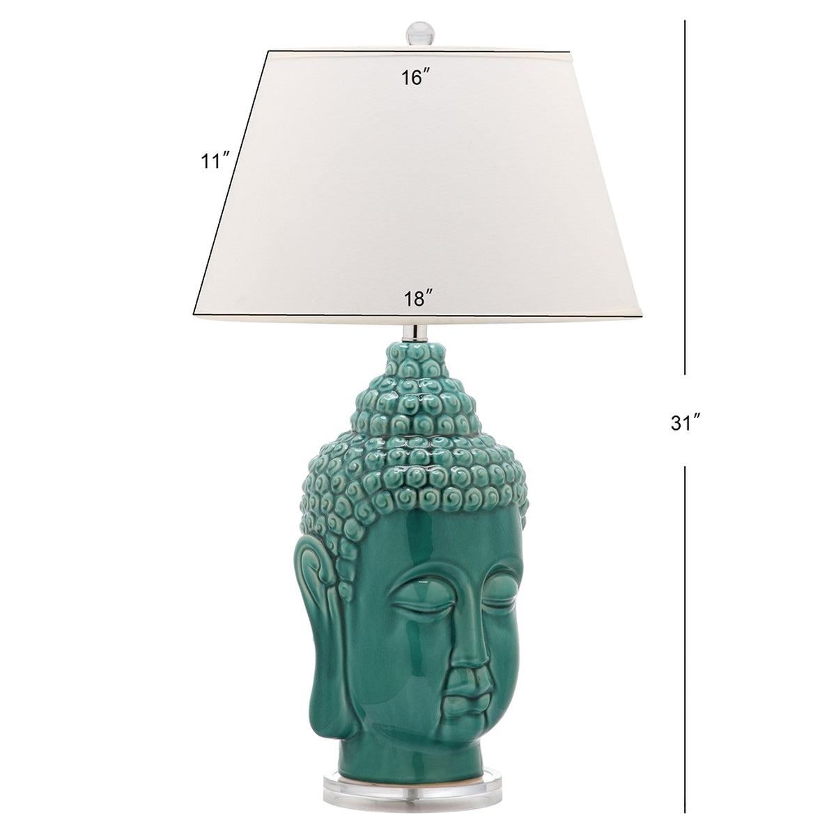 Safavieh Serenity 31 Inch H Buddha Table Lamp , LIT4162