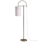 Decor Market Arc Style Base Finished In An Antique Brushed Brass Floor Lamp