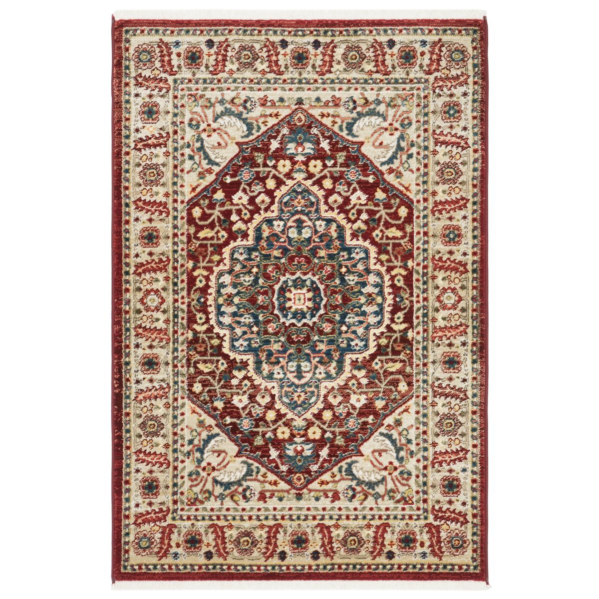 Lauren Ralph Lauren Chloe Rug, LRL1221 - Beige / Red